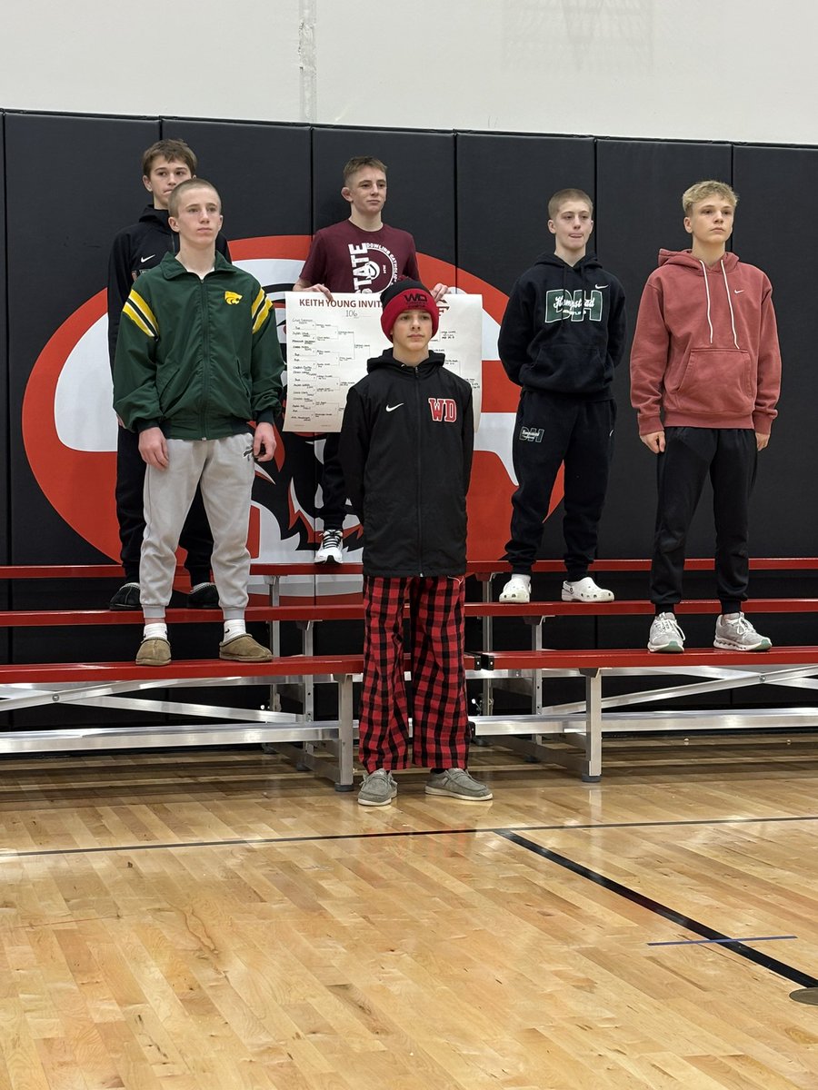 Congratulations to Kylan Walsh for placing 5th @ 106 lbs @ the Keith Young Invitational <a href="/CRCougars/">CR Kennedy</a>