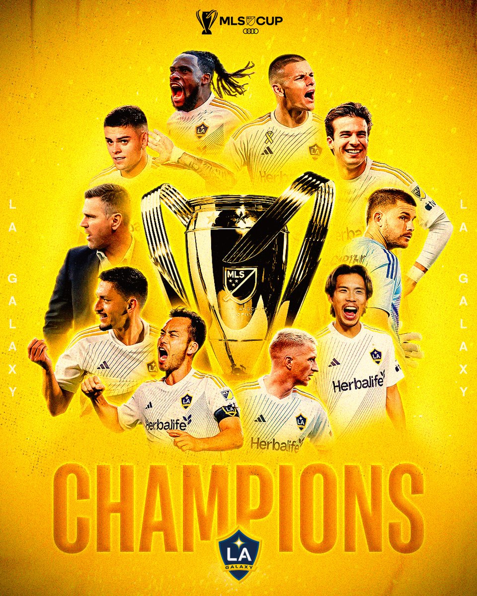 Crown them. 👑

<a href="/LAGalaxy/">LA Galaxy</a> are back on top of MLS. #MLSCup