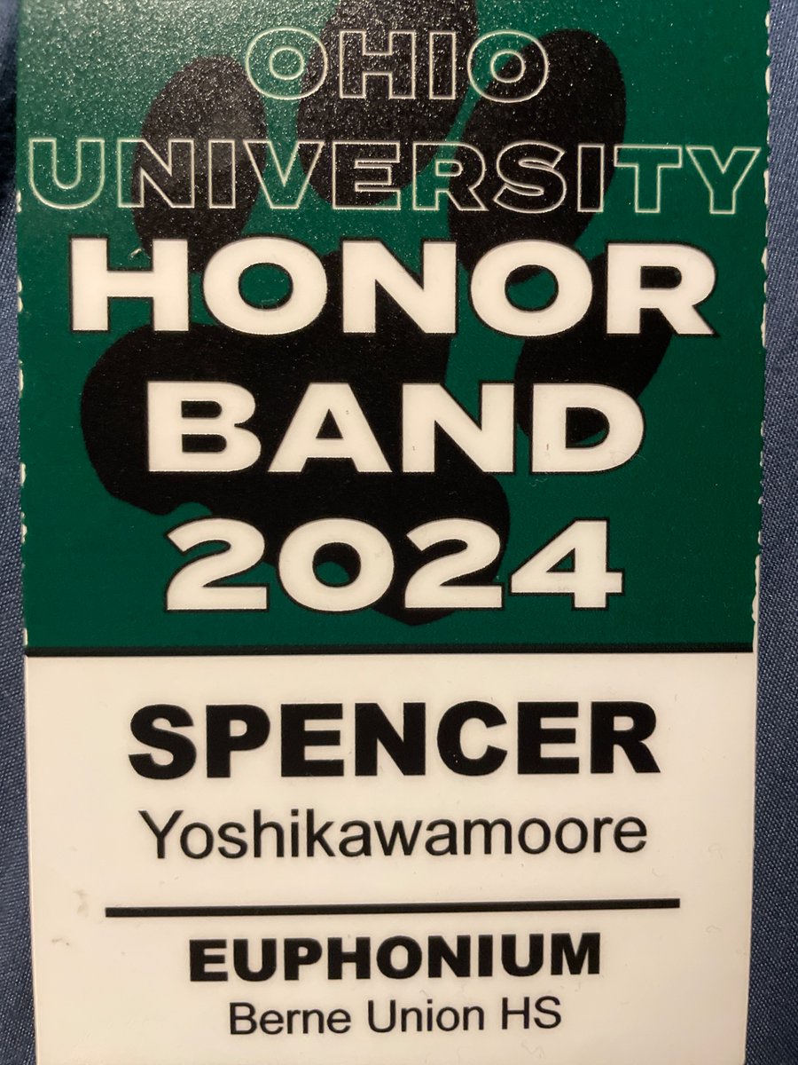 BassClefEnjoyer's tweet photo. Just got done with the OU Honor band. It was so much fun and I learned a lot. 😊 https://t.co/JSRfF6uFwS