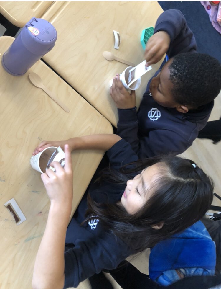MrsLamers's tweet photo. So much festive fun making hot chocolate to practice writing a procedure and using the Pictello app to practice our oral language skills by recounting the experience 🤗 @biancaCDA_HCDSB @StCeciliaHCDSB https://t.co/ZMk878bMk0