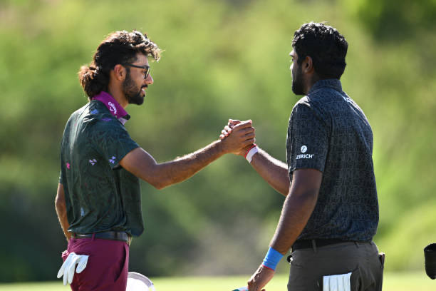 TheegalaLegion's tweet photo. Sahith &amp; Akshay, third to last group! Pairing of two young American stars 

12:02 Eastern. 5 back, still alive for the W  😎 https://t.co/XA7nZSZjcN