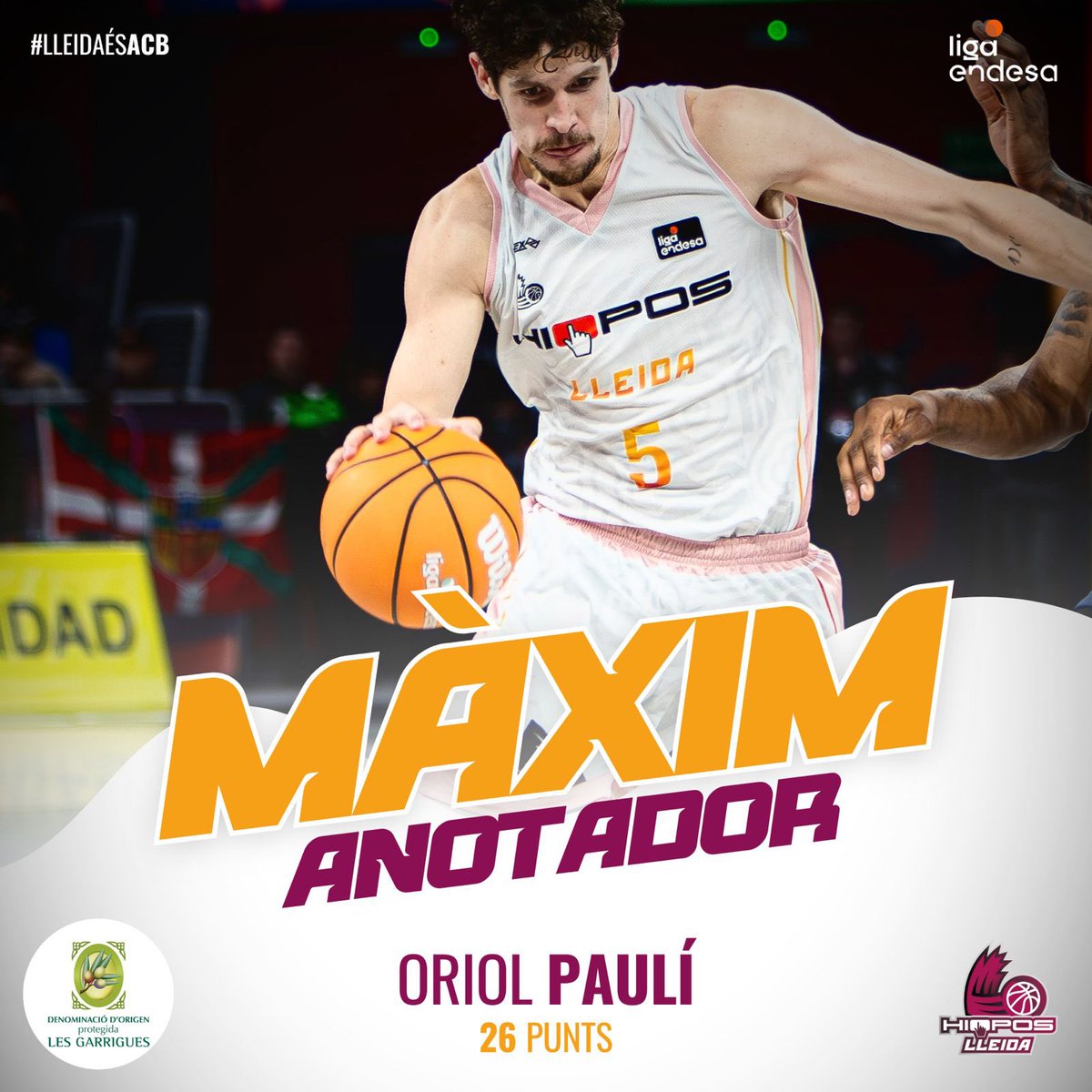HIOPOS LLEIDA (@flleida) on Twitter photo 🏀 <a href="/oriolpauli7/">Oriol Pauli Fornells</a> & 26 punts!
#LleidaÉsACB #HioposLleida #Lleida #LigaEndesa <a href="/DOPLesGarrigues/">DOP Les Garrigues</a> 🏀 <a href="/oriolpauli7/">Oriol Pauli Fornells</a> & 26 punts!
#LleidaÉsACB #HioposLleida #Lleida #LigaEndesa <a href="/DOPLesGarrigues/">DOP Les Garrigues</a>