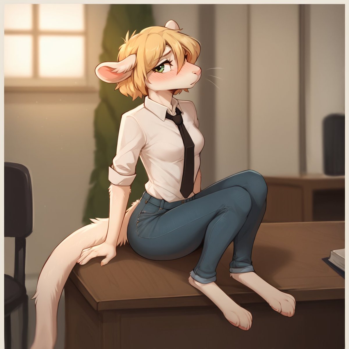 MouseMarce8703's tweet photo. Every serious Boss needs his cute secretary! 🗃️🗄️

#AI #AIart #AIイラスト #AiMouse #AInsfw #NSFW #nsfwAIart https://t.co/uMQ8HENLRD