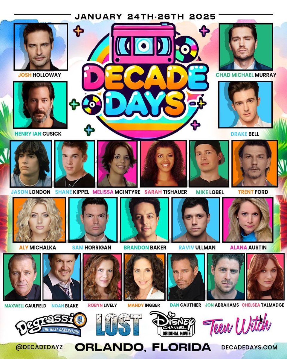 GIVEAWAY: We’re giving away two weekend admission tickets to Decade Days in Orlando, Florida on January 24-25th!

TO WIN: Must be following @DECADEDAYZ and @OTHDIARY, repost and like this. To gain an extra entry, tag a friend!

ENDS: The winner will be announced on December 10th!