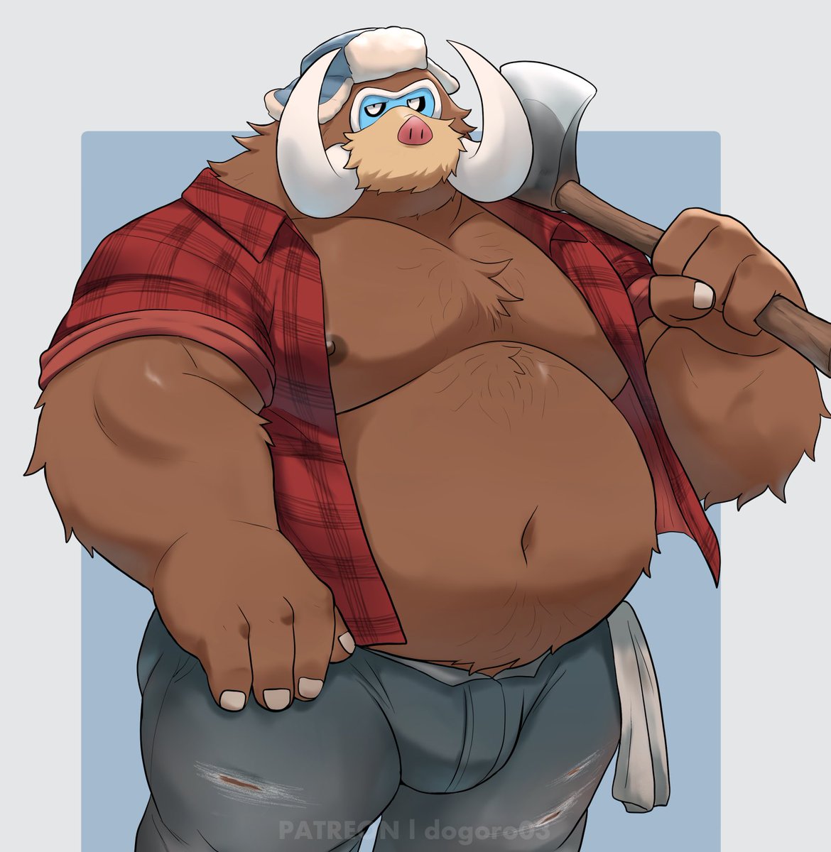 DogoroNumber3's tweet photo. Big lumberjack! https://t.co/SODFc8MlWL