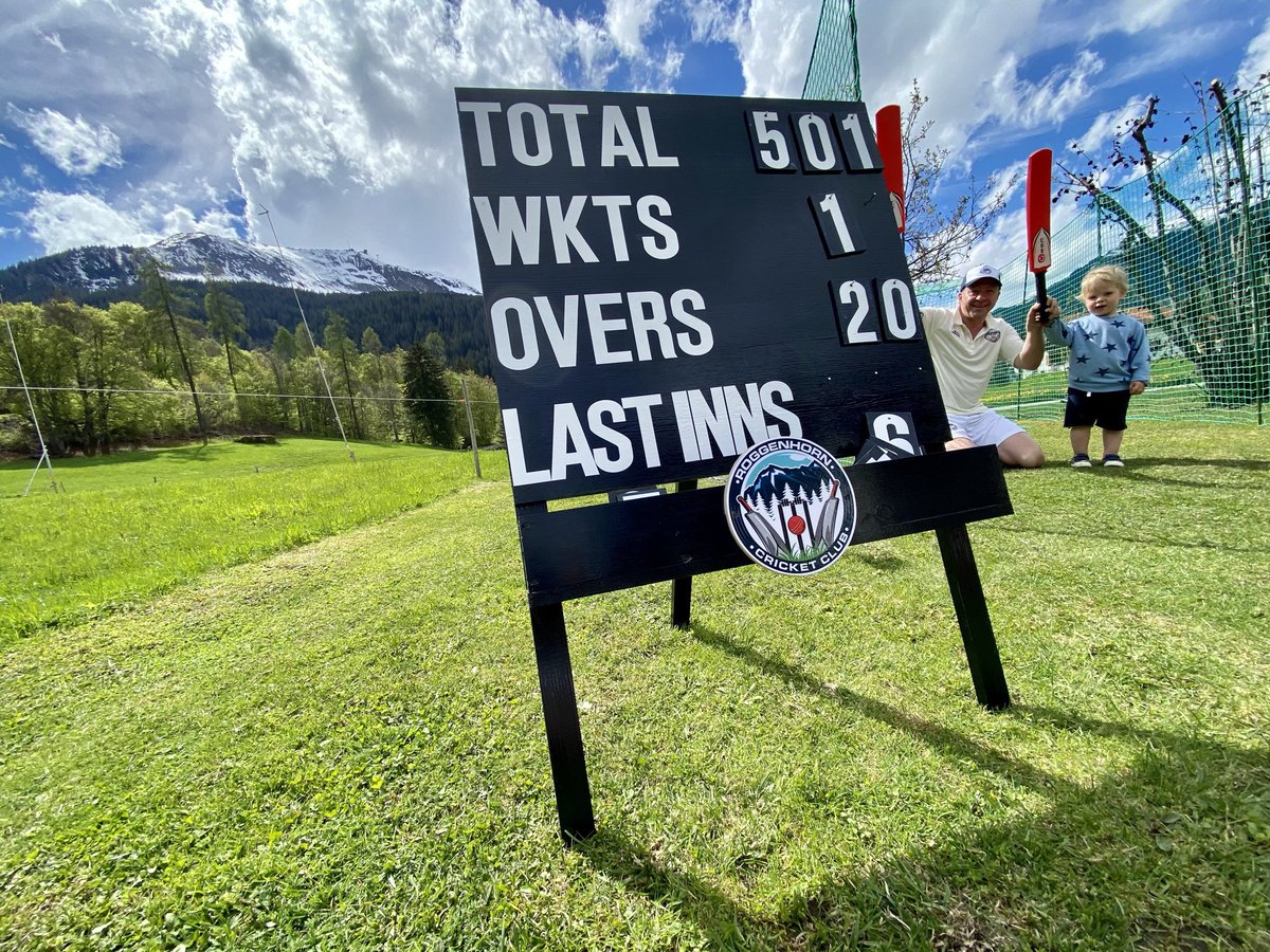 SouthwellChris's tweet photo. #bbccricket we felt our decoration was very arrogant but playing the mountains with the possibility of snow we could not take our chances. https://t.co/AEFeQvsnVO