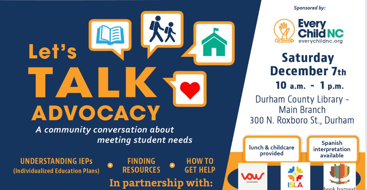What a great event today at the Durham Main Library! We love to collaborate with our community partners--so many amazing folks doing such great work to support our children and families.💘