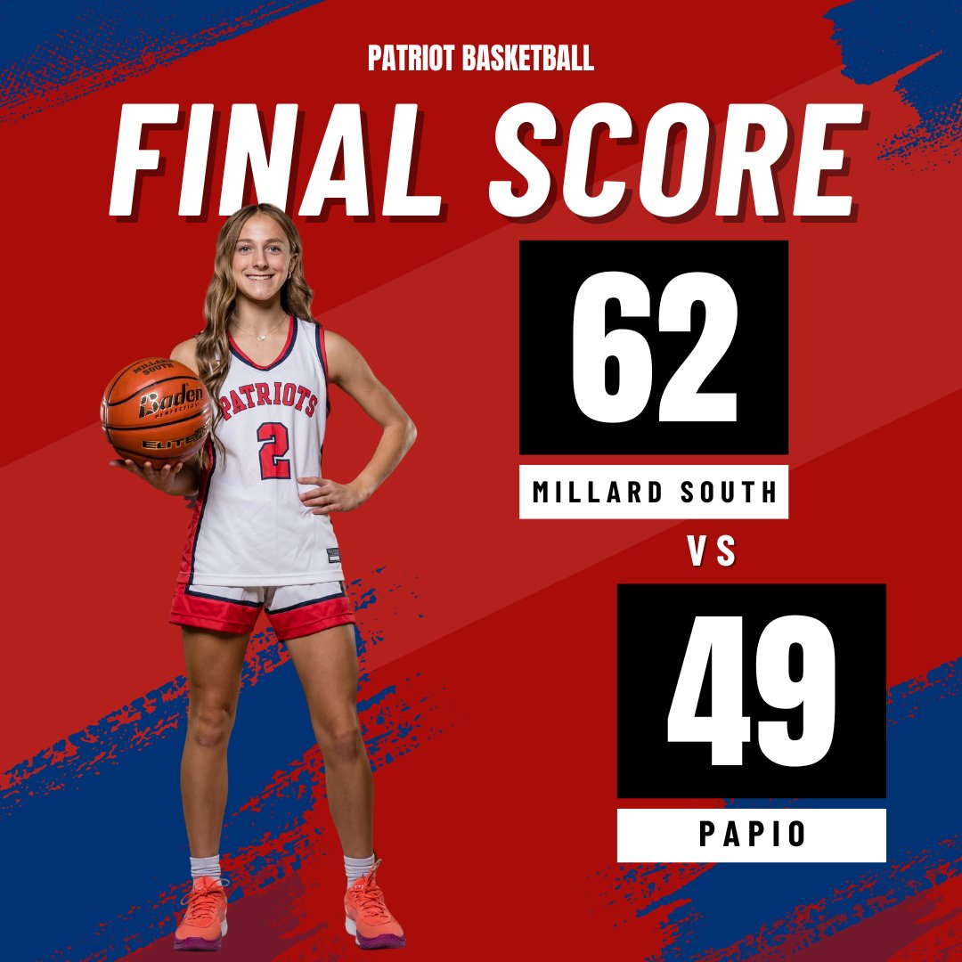 Final score from tonight! A great way to start the season!

Abbi Durow with 23 points to lead the patriots to the big win!