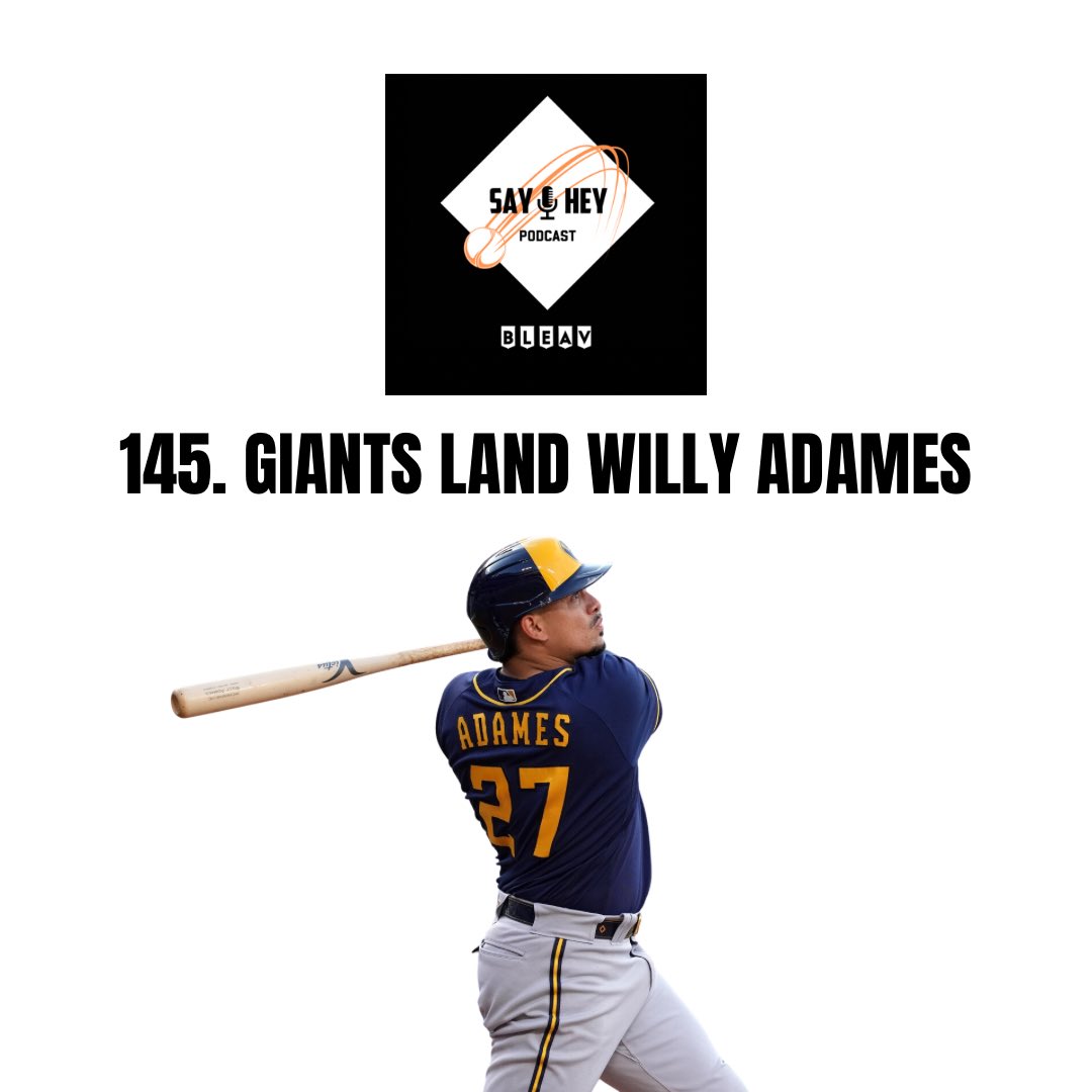 WILLY ADAMES IS A GIANT

SF gets their SS for the future with a 7/182M deal (pending physical)

LISTEN NOW!

🍎: podcasts.apple.com/us/podcast/say…

Other Pods: beacons.ai/sayheypodcast

<a href="/SayHeyPodcast/">Say Hey Podcast</a> <a href="/SayHeyRob/">Robbie Lewis</a> <a href="/BleavNetwork/">Bleav</a> <a href="/SFGiants/">SFGiants</a> 

#sfgiants #MLB #HotStove