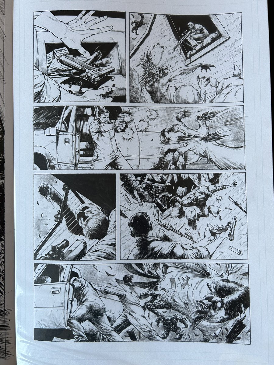 ColinDyer71's tweet photo. @NateCosby @DynamiteComics Cover artist and interior artist. Pencils and inks are my specialty.  https://t.co/BrIRElVRSf https://t.co/KpJ3DdJpLv