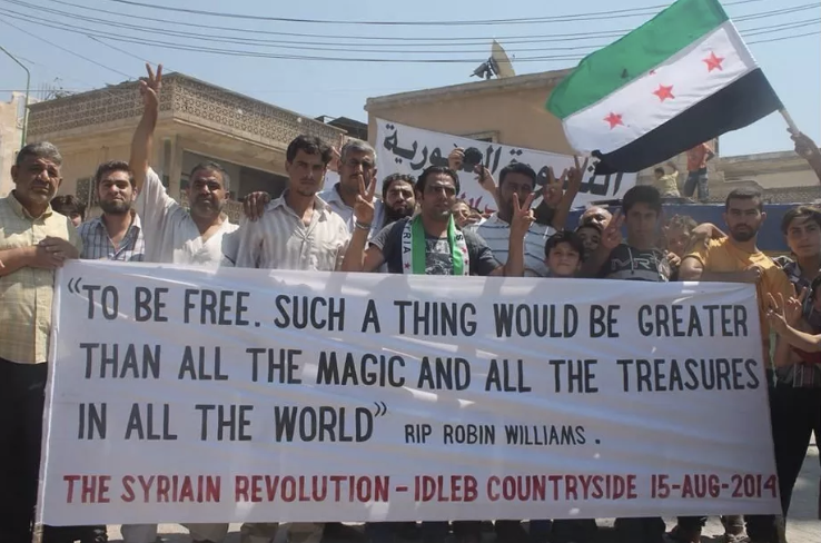 Millermena's tweet photo. "To be free. Such a thing would be greater than all the magic and all the treasures in all the world." https://t.co/1WbwFTuQj4 #FreeSyria https://t.co/5wn9OuKGt7