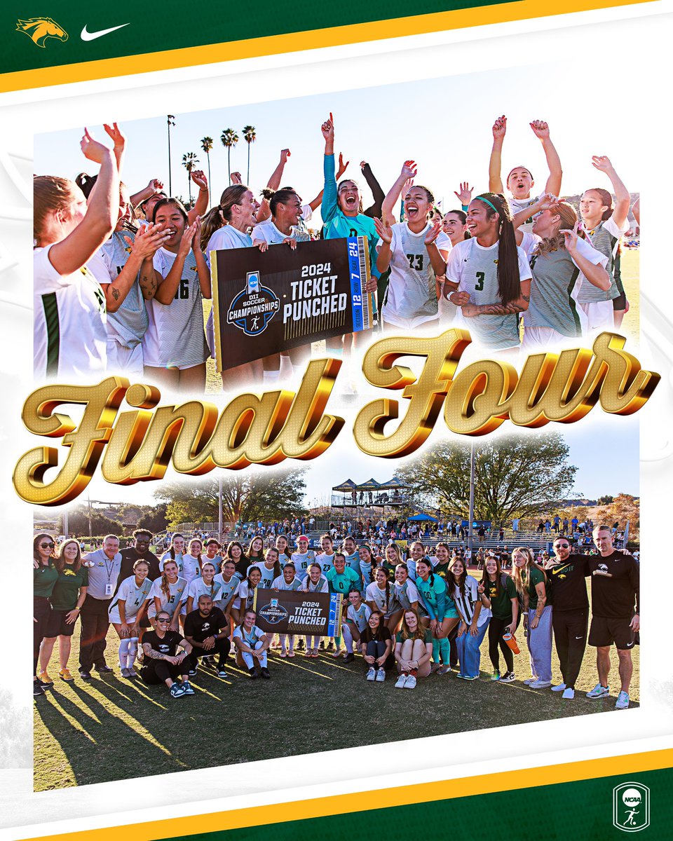 Cal Poly Pomona Broncos (@cppbroncos) on Twitter photo FINAL FOUR BOUND!!!
<a href="/cppwsoccer/">Cal Poly Pomona Women's Soccer</a> punches their ticket to North Carolina to compete for a national title!
The defeat the #1 team in the nation Colorado School of Mines by a score of 2-0.
#WeAreCPP FINAL FOUR BOUND!!!
<a href="/cppwsoccer/">Cal Poly Pomona Women's Soccer</a> punches their ticket to North Carolina to compete for a national title!
The defeat the #1 team in the nation Colorado School of Mines by a score of 2-0.
#WeAreCPP
