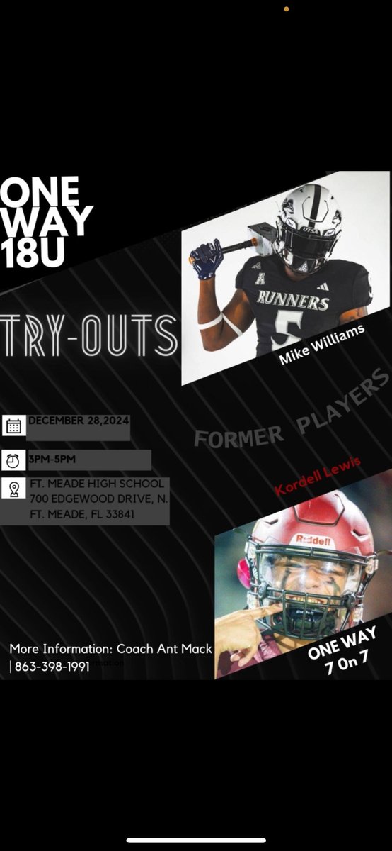 Coach Ant Mack High School Football Coach (@oneway7on7) on Twitter photo It's no hand out over we work for everything <a href="/Anthony34352017/">Coach Russell</a> <a href="/H2_Recruiting/">Hasani (H2) | Football Recruiting</a> It's no hand out over we work for everything <a href="/Anthony34352017/">Coach Russell</a> <a href="/H2_Recruiting/">Hasani (H2) | Football Recruiting</a>