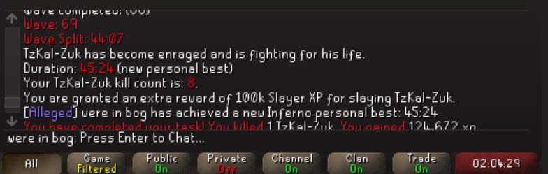tbach_osrs's tweet image. 1:17 WR zuk
on the alt getting slayer xp
Rip geno’s ~4 year rec