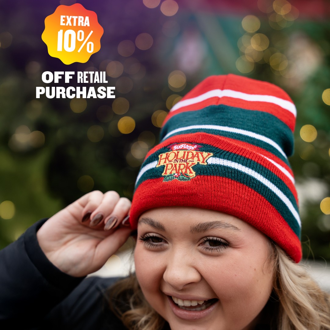 SF_FiestaTexas's tweet photo. Peep your December Pass Holder Rewards! 🎟️ Pass Holders, be sure to check your portal for exclusive limited-time discounts and deals on holiday merch, gifts, seasonal treats and MORE! 🎄 #HolidayinthePark #SixFlagsFiestaTexas #december #passholder #hotcocoa #amusementpark https://t.co/kvVzoARqCz