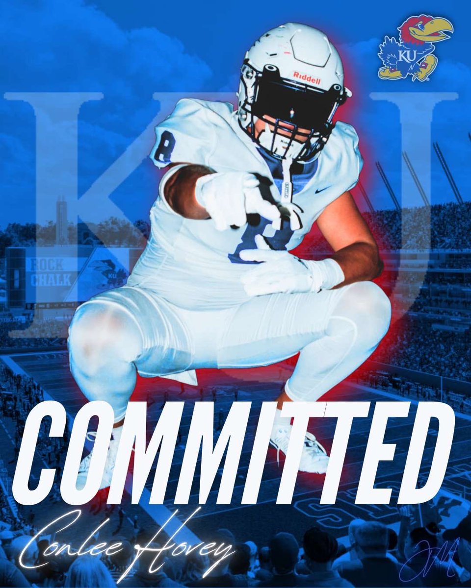 Conlee Hovey (@conlee_hovey) on Twitter photo Excited to announce my commitment to The University of Kansas!!❤️💙Beyond thankful for the support from the staff! <a href="/BillyBonneau/">Billy Bonneau</a> <a href="/Tyler_Bolfing/">Tyler Bolfing</a> Excited to announce my commitment to The University of Kansas!!❤️💙Beyond thankful for the support from the staff! <a href="/BillyBonneau/">Billy Bonneau</a> <a href="/Tyler_Bolfing/">Tyler Bolfing</a>