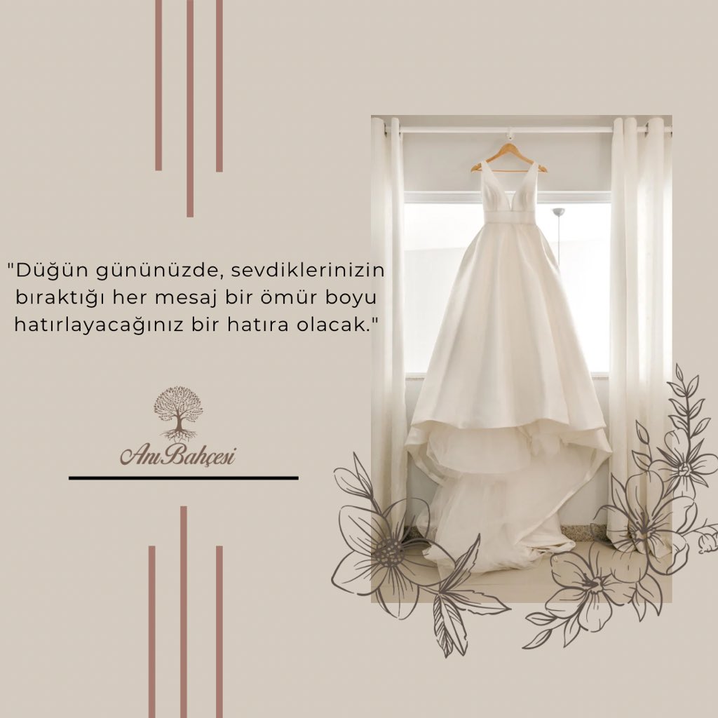 AniBahcesi's tweet photo. Düğün Gününüzü Dijitalleştirin:
“Düğün gününüzü bir ölümsüzleştirme fırsatı daha! ‘Anı Bahçesi’ ile sevdiklerinizden gelen her mesaj ve fotoğraf, ölümsüzleşsin. 💖 Tüm misafirlerinizle unutulmaz anılar paylaşın! #AnıBahçesi #DüğünNotları” https://t.co/8FasrWwYIo