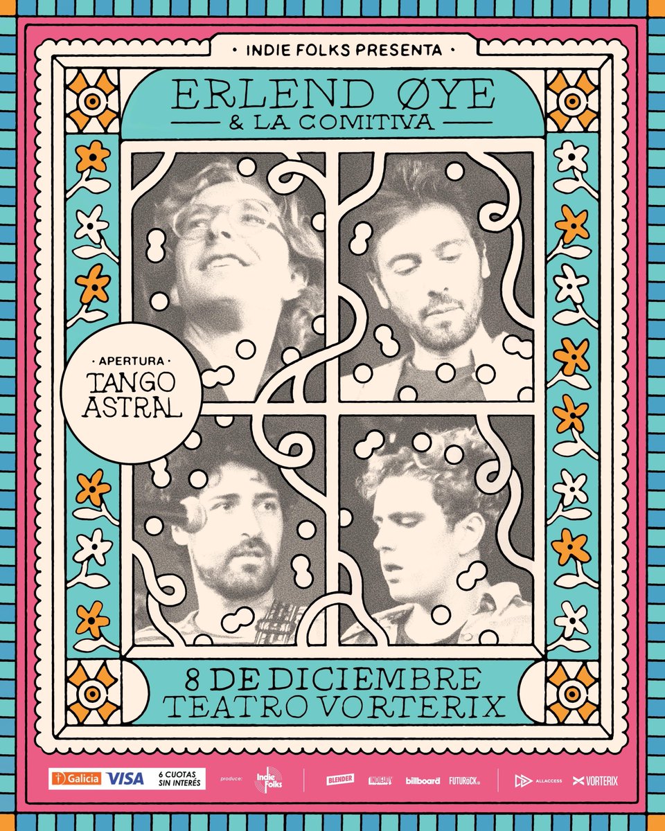 indiefolks's tweet photo. ¡Último #SorteoNoTengoUnMango del año!

Participa por un par de entradas para ver a Erlend Øye &amp; La Comitiva (@Erlendoye1975). Sólo tenés que seguir a @indiefolks, darle RT y ¡listo!

Tienen tiempo hasta mañana a las 13HS. Suerte folks 🍀 Últimos tickets: https://t.co/ImdXxAmXPk https://t.co/VNPLS56xET