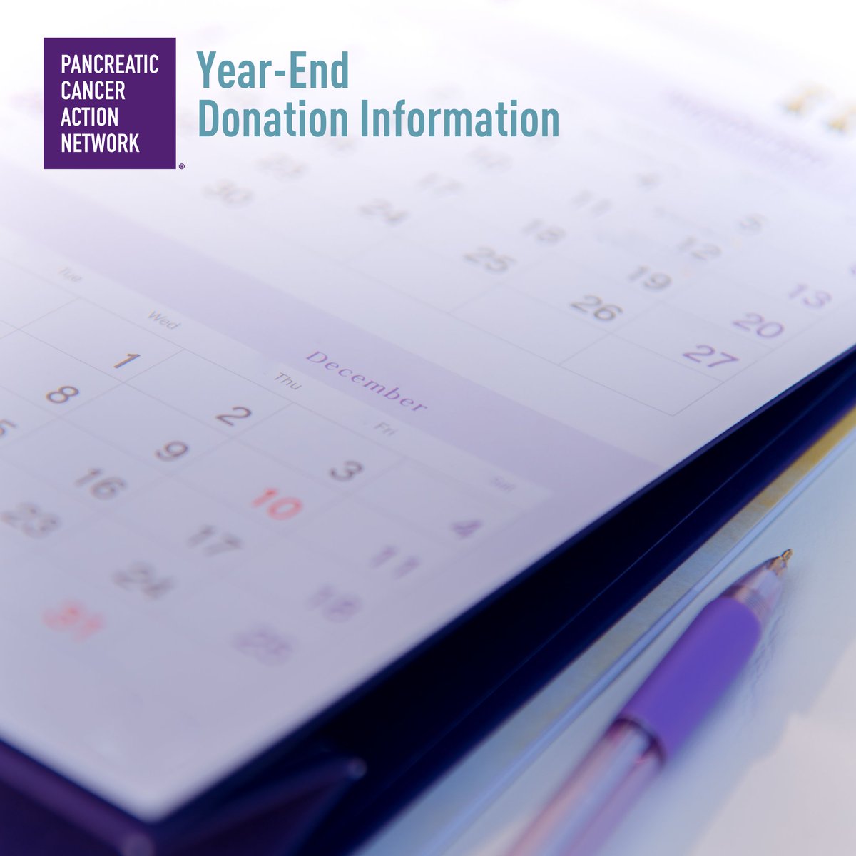 PanCANTampaBay's tweet photo. There’s still time fuel progress with your year-end donation to @PanCAN. ⏰🗓️ To ensure your gift meets IRS requirements for deduction as a charitable contribution in 2024, please note the following important deadlines: https://t.co/tbQy9Dyreu https://t.co/Yj7SG4ChLj