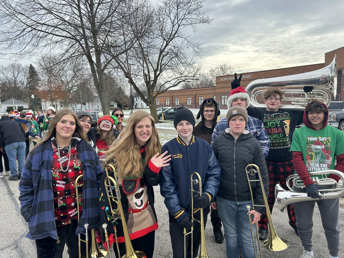 Great job at the Christmas Parade today!