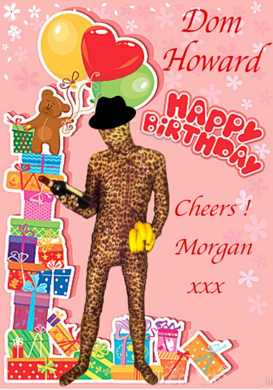 Happy Birthday Mr Howard xxxx