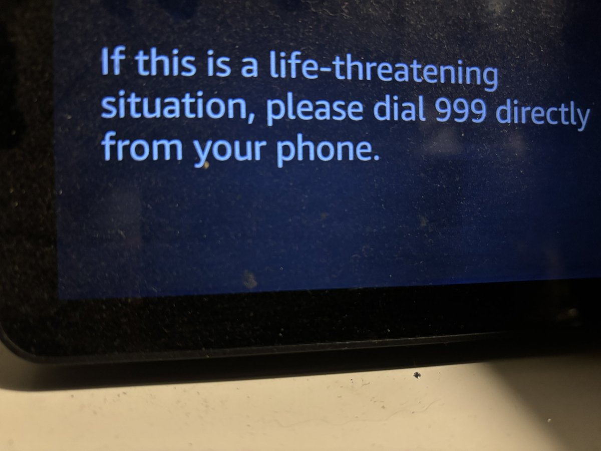 Just said to Ian “My legs are killing me” … Alexa suddenly piped up with this … 😂