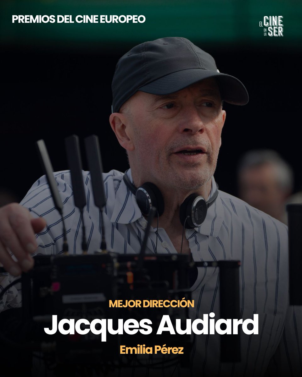 ElCineEnLaSER's tweet photo. 🏆 #EFA @EuroFilmAcademy
Mejor dirección: Jacques Audiard por #EmiliaPérez https://t.co/pljPI5njfy