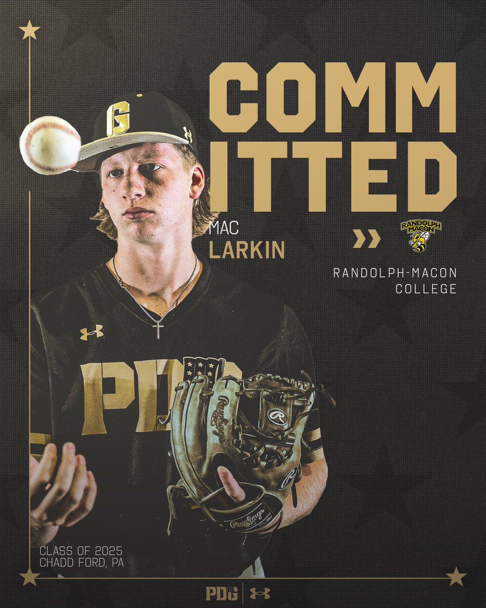 PDG Academy Generals (@pdgabaseball) on Twitter photo Congrats to our guy <a href="/larkin_mac/">mac larkin</a> on his commitment to <a href="/RMCJackets/">R-MC Baseball</a> βΌοΈ
#GoGold | #PTBAW | #BurgTough Congrats to our guy <a href="/larkin_mac/">mac larkin</a> on his commitment to <a href="/RMCJackets/">R-MC Baseball</a> βΌοΈ
#GoGold | #PTBAW | #BurgTough