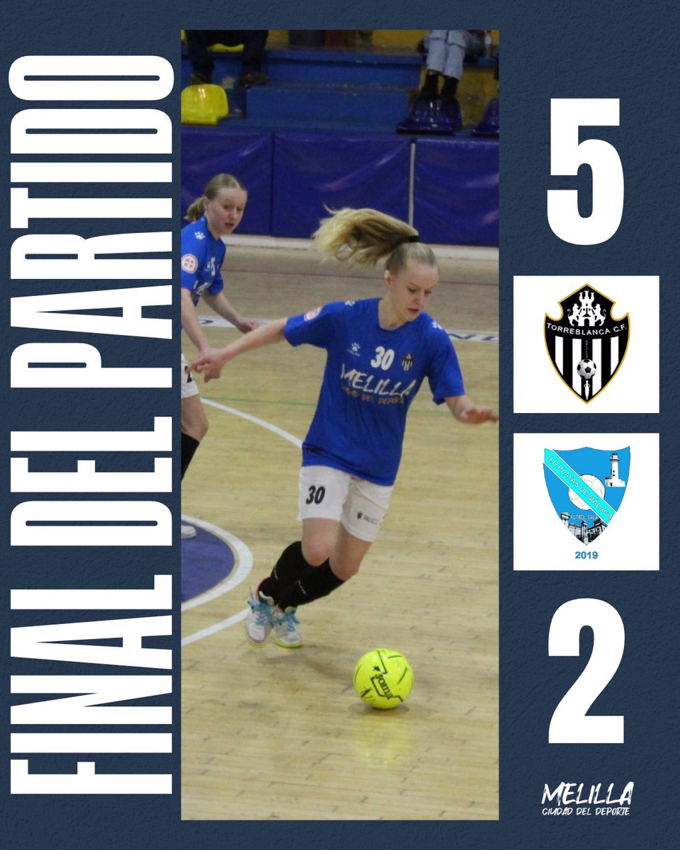 🏁¡𝐅𝐈𝐍𝐀𝐋 𝐅𝐈𝐍𝐀𝐋 𝐅𝐈𝐍𝐀𝐀𝐀𝐀𝐋!

MCD Torreblanca C.F "B" 5-2 <a href="/udplayasdemala1/">@udplayasdemalagafutsal</a> 

⚽️⚽️ Dasha
⚽️ <a href="/Ibuki_Kato_8/">Ibuki Kato/Torreblancamelilla B</a> 
⚽️ Mariana 
⚽️ Sonia