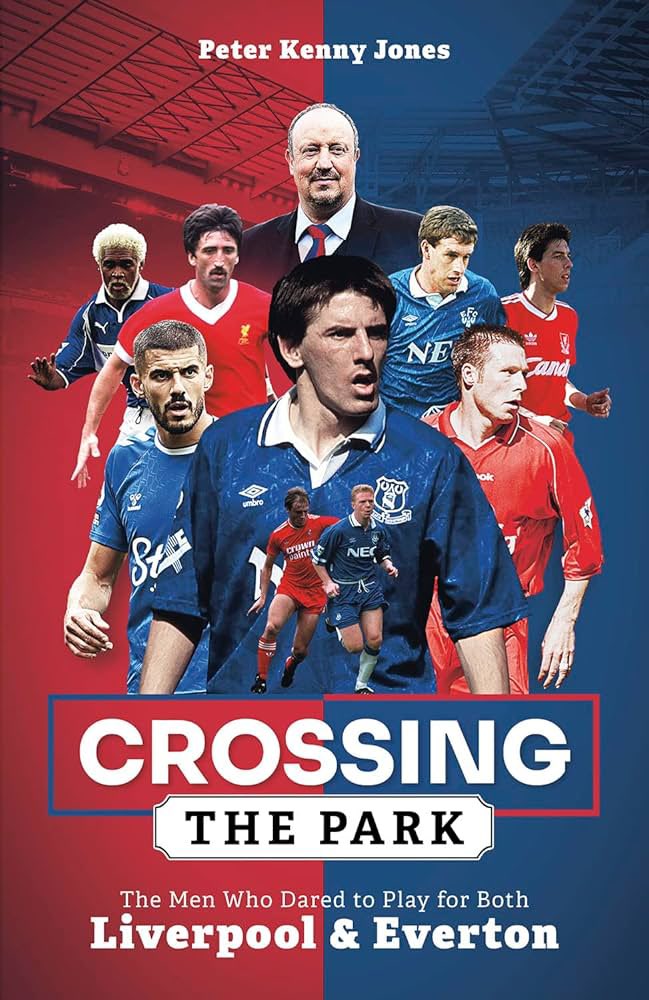📅 Despite today’s Merseyside Derby being postponed, we want to share a related read.

📘 <a href="/PeterKennyJones/">Peter Kenny Jones</a>’ “Crossing the Park” analyzes the stories of the players who have played for both Everton and Liverpool.