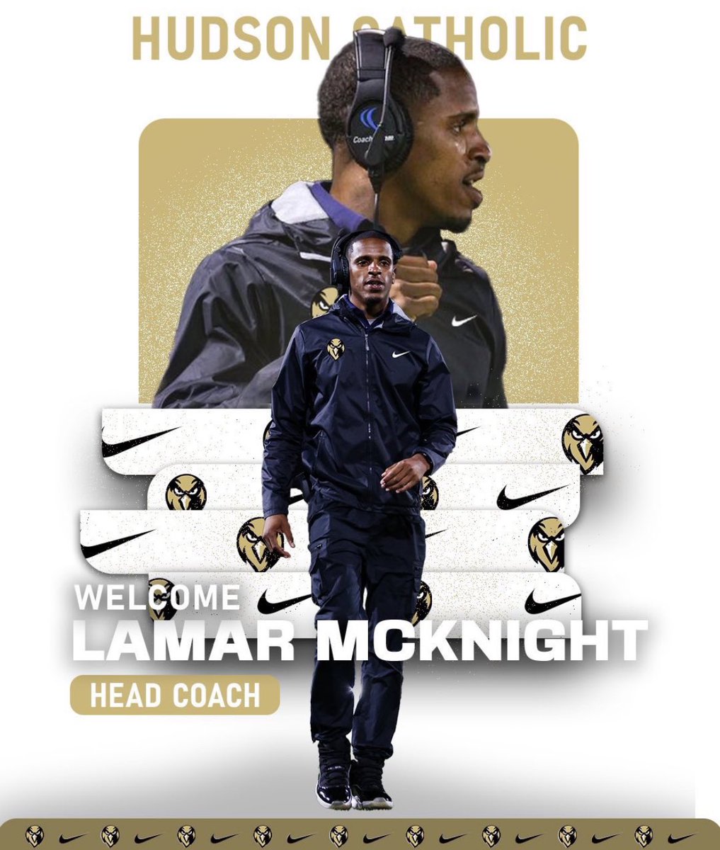 Devastating news in the NJ HS football community today as Hudson Catholic head coach Lamar McKnight has tragically passed away.

McKnight influenced countless players and young men during his coaching career. Our thoughts are with his loved ones in this tough time.