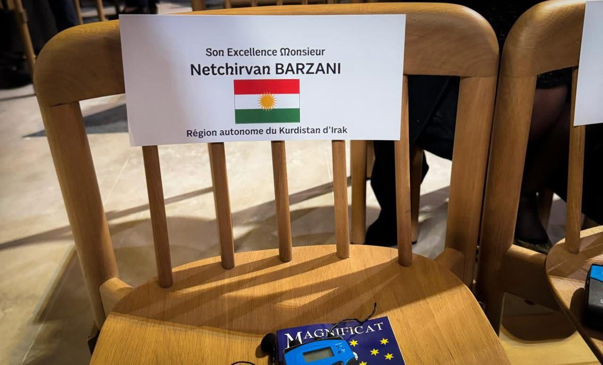 parwar21's tweet photo. H.E. the President of the Kurdistan Region is playing a key role at the reopening of Notre-Dame Cathedral, joining global leaders in celebrating this historic moment of cultural renewal. https://t.co/znBranbFue