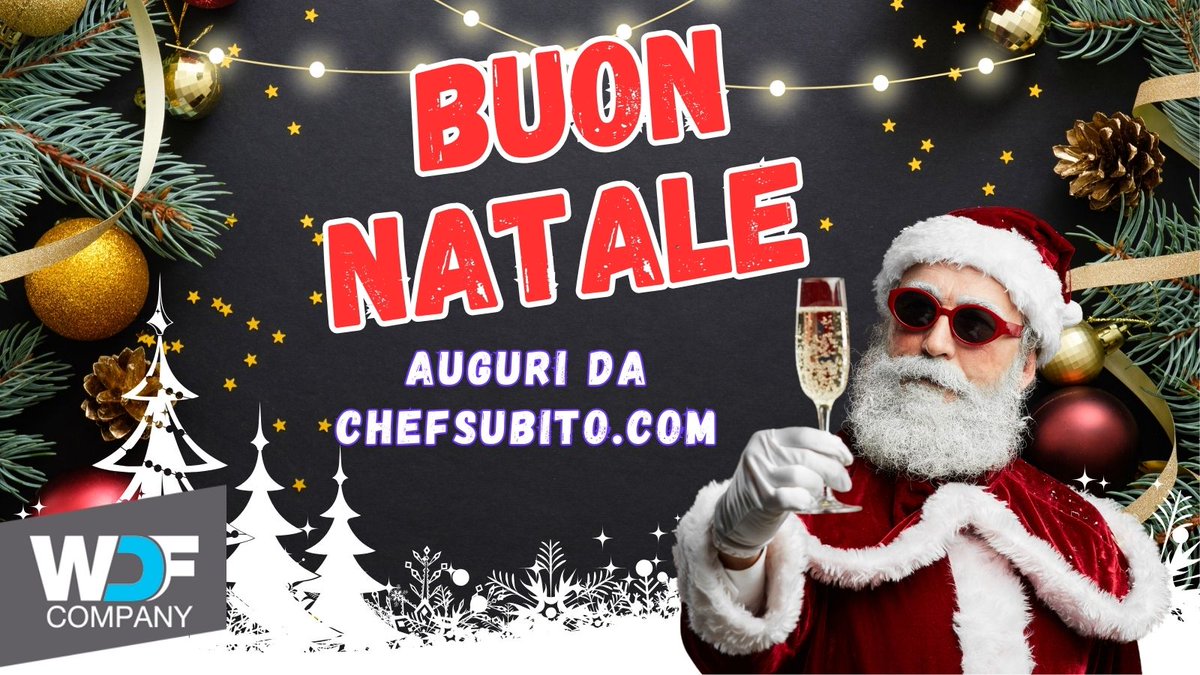 ChefSubito's tweet photo. 🎄✨ Buon Natale da ChefSubito ! ✨🎄
Tutto lo staff di https://t.co/WATpMZrbmI vi augura un Natale pieno di gioia! 🎁🌟
Grazie per la vostra fiducia
Auguri di cuore a voi e alle vostre famiglie! ❤️🎅
#BuonNatale #chefsubito #Auguri #Natale2024 #FeliceNatale  #MadeInItaly https://t.co/Y4UYvWmyWe