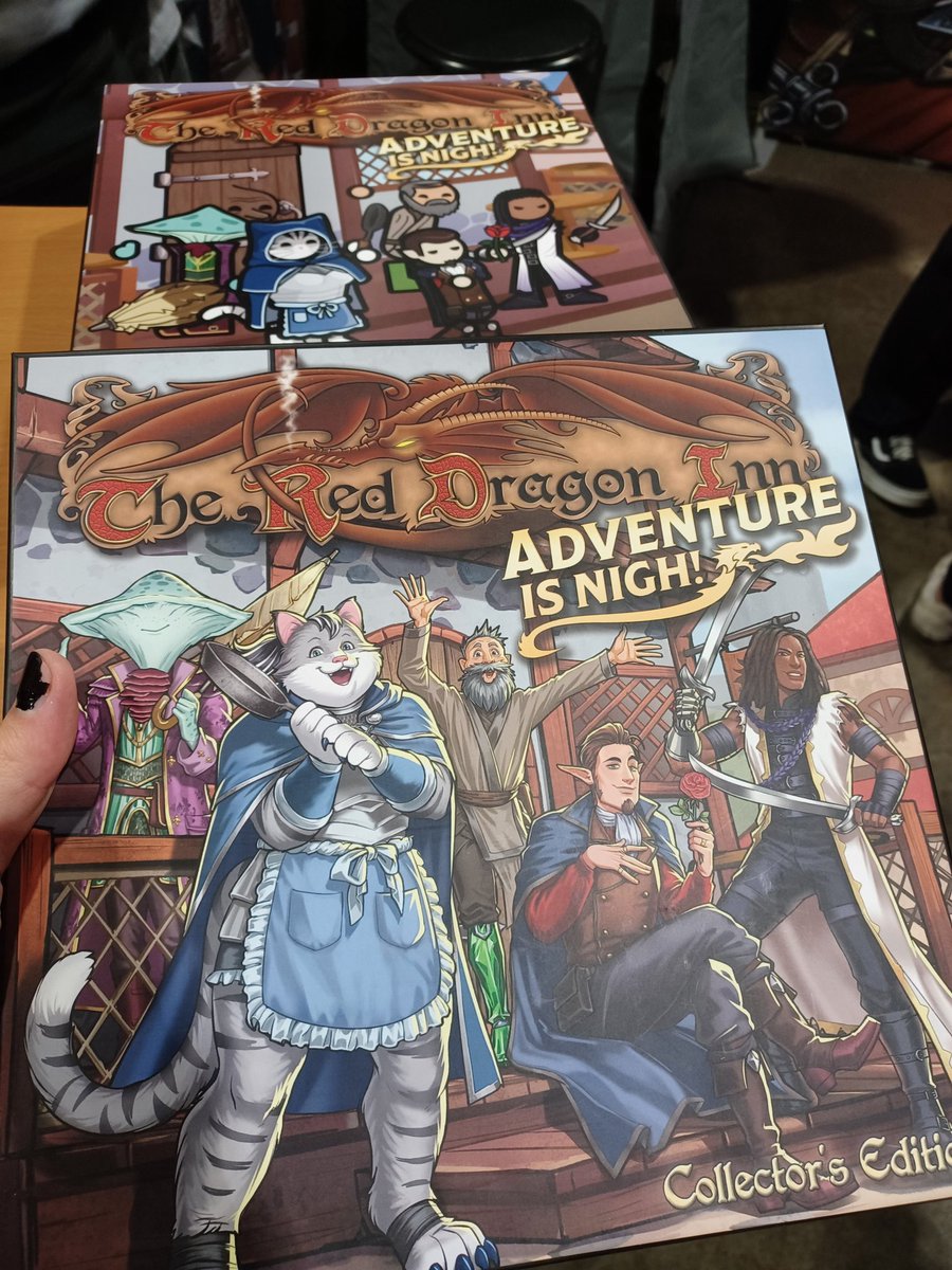 Look at what Red Dragon Inn stuff @sigmagears9 and I saw at <a href="/SlugFestGames/">SlugFest Games</a> at PAX Unplugged!!!