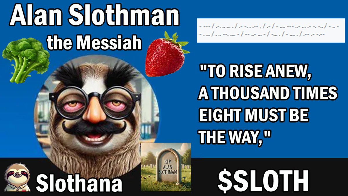 begingu's tweet photo. @MonstersCoins $SLOTH #TheProphecy #Communityfirst #WeHaveAnArmy #RedditPower #WelcomeNacho โ๏ธ๐ฆฅ๐๐ @SlothanaCoin https://t.co/VWkU5Q7I3O