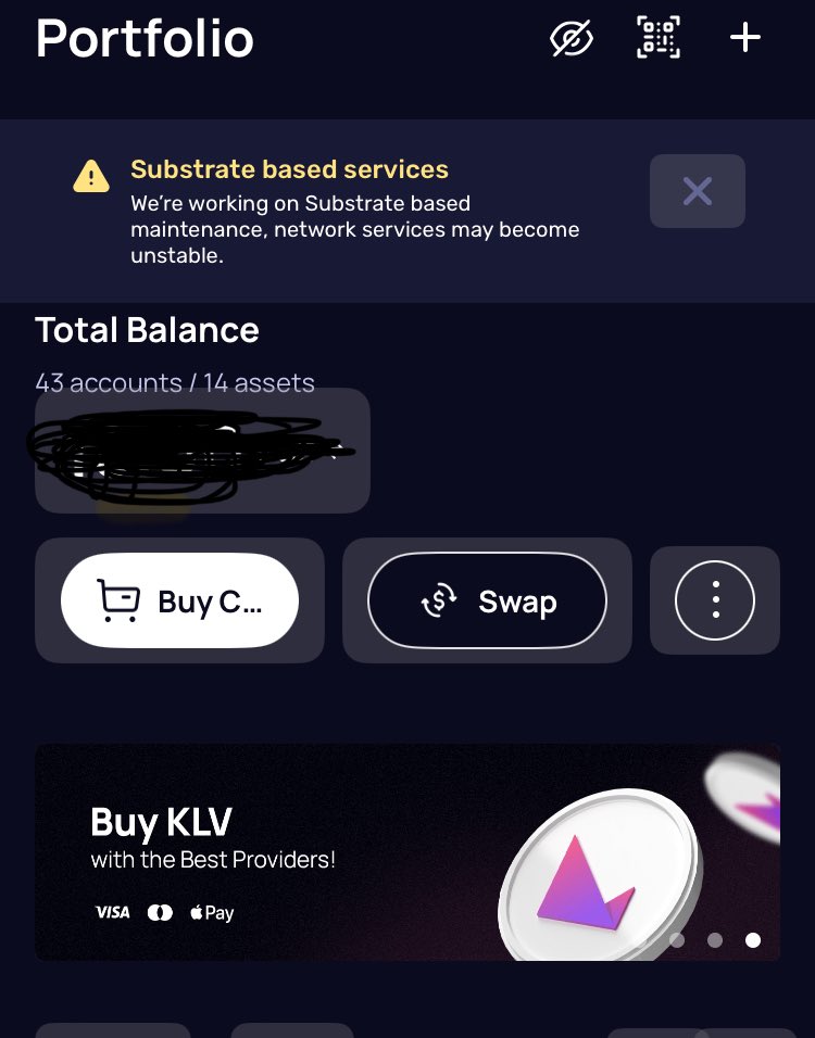 fitcst's tweet photo. @dio_klv @dio_ianakiara The KLV wallet have issues for over three weeks, please can address the issue. https://t.co/PBcAfOZV51