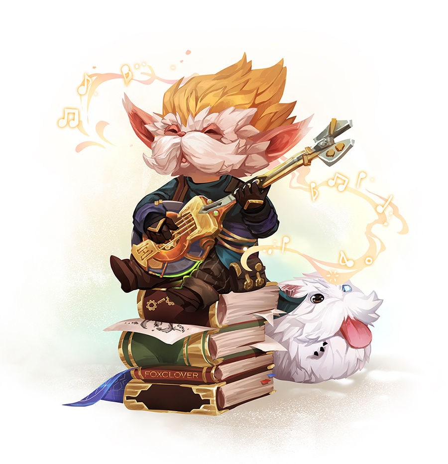 FoxcloverArt's tweet photo. Heimerdinger song was such a happy moment in the show, and it needed to be shared with his poro ;;

#Arcane #arcanefanart #heimerdinger #spinthewheel https://t.co/J5b29O9wXJ
