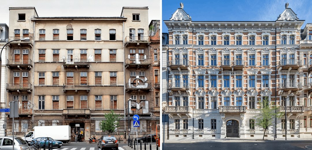 King_Conga_'s tweet photo. @berkie1 There's a reason Poland and other countries are restoring their classical architecture. A majority of people have a natural response to beauty that makes them feel good. It is better for the general population to have beautiful architecture to boost their mood. https://t.co/qaxWXqu1lA