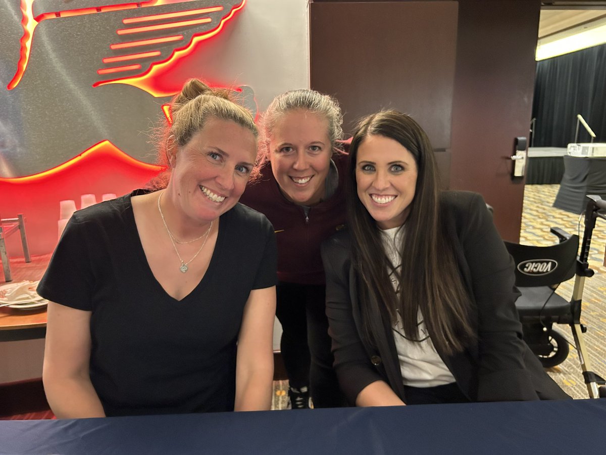 btholl's tweet photo. What a week for fellowship and education at the @NFCAorg convention and spending it with Michigan blue bloods make it even more special. @umichsoftball #NFCA2024 https://t.co/74LICcNvrb