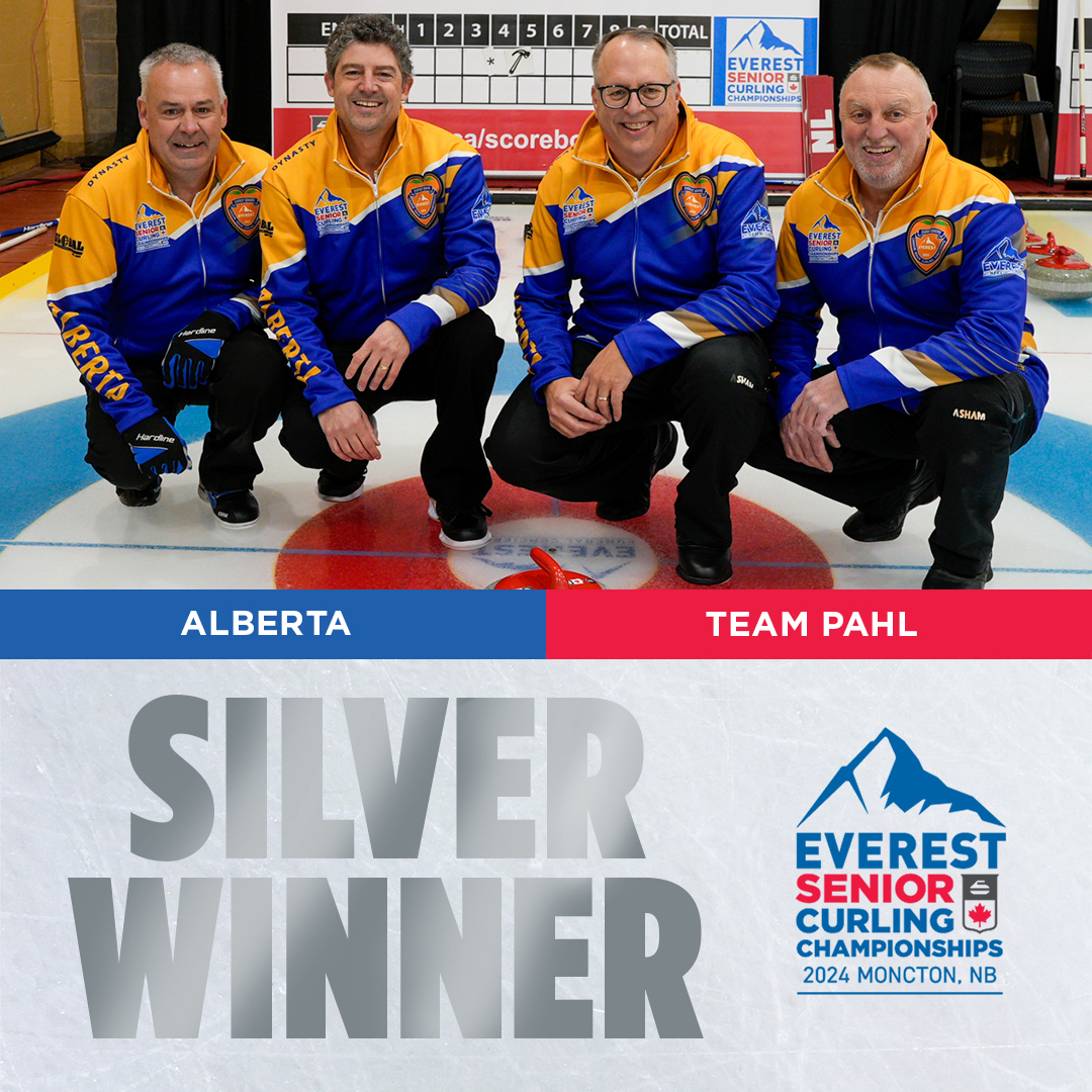 everestcurling's tweet photo. Let’s hear it for our men’s champions of the 2024 Everest Canadian Senior Curling Championships! #ESCC2024

Gold - Team Bryden from Saskatchewan
Silver - Team Pahl from Alberta
Bronze - Team Odishaw from New Brunswick https://t.co/4X4EGH3ikI