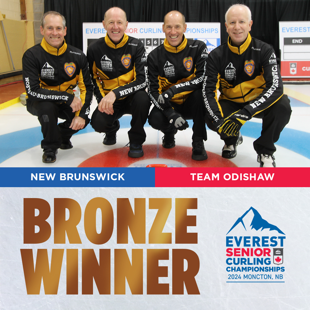 everestcurling's tweet photo. Let’s hear it for our men’s champions of the 2024 Everest Canadian Senior Curling Championships! #ESCC2024

Gold - Team Bryden from Saskatchewan
Silver - Team Pahl from Alberta
Bronze - Team Odishaw from New Brunswick https://t.co/4X4EGH3ikI