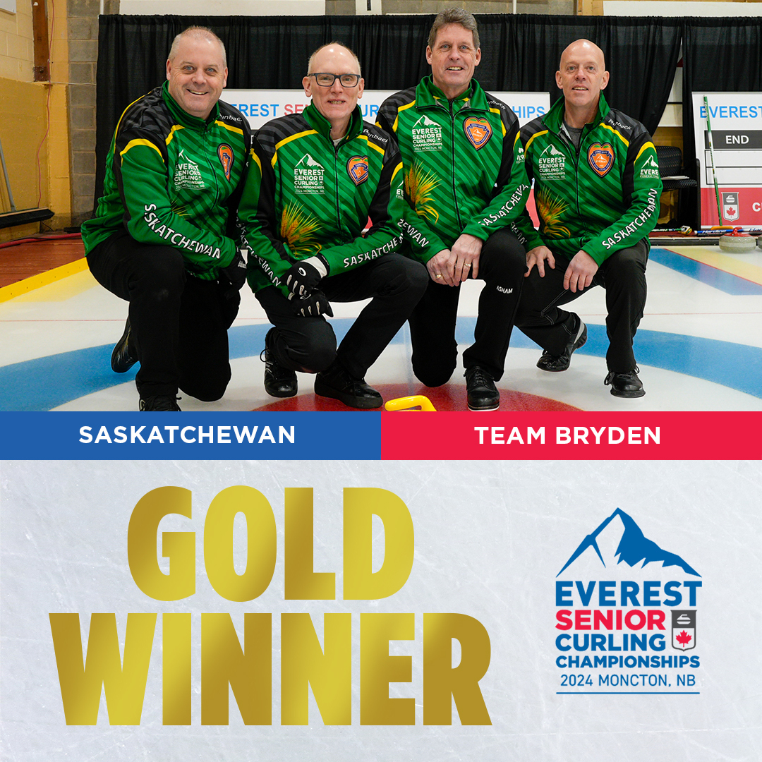 everestcurling's tweet photo. Let’s hear it for our men’s champions of the 2024 Everest Canadian Senior Curling Championships! #ESCC2024

Gold - Team Bryden from Saskatchewan
Silver - Team Pahl from Alberta
Bronze - Team Odishaw from New Brunswick https://t.co/4X4EGH3ikI