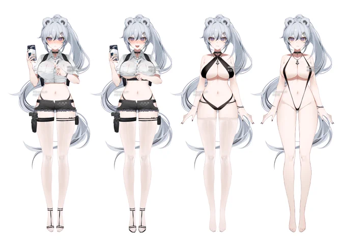 #live2d #vtubers #commission new outfit for @/CosDestinythank you!! 