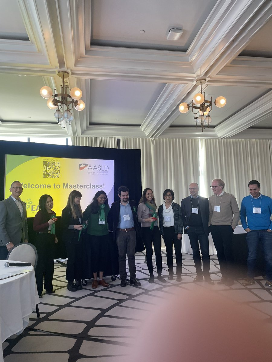TCotterMD's tweet photo. AASLD-EASL Masterclass for early-career investigators in Savannah, Georgia

@AleksanderKrag Grace Su @saulkarpen moderating invaluable content from an amazing mentorship cohort

@AASLDtweets @EASLnews https://t.co/XbJRoOAtED