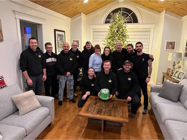 A top tier crew putting together the Port de Grave boat lighting broadcast. Some of the best in the business. And cheers to the Petten family for the hospitality!