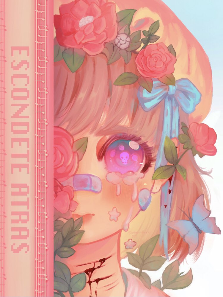 🌸 🍓 “Escondete Atrás” 🍓🌸 🌸 Artwork | StrawberrySoul (Repost)