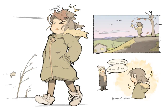 daily walks into the winter 