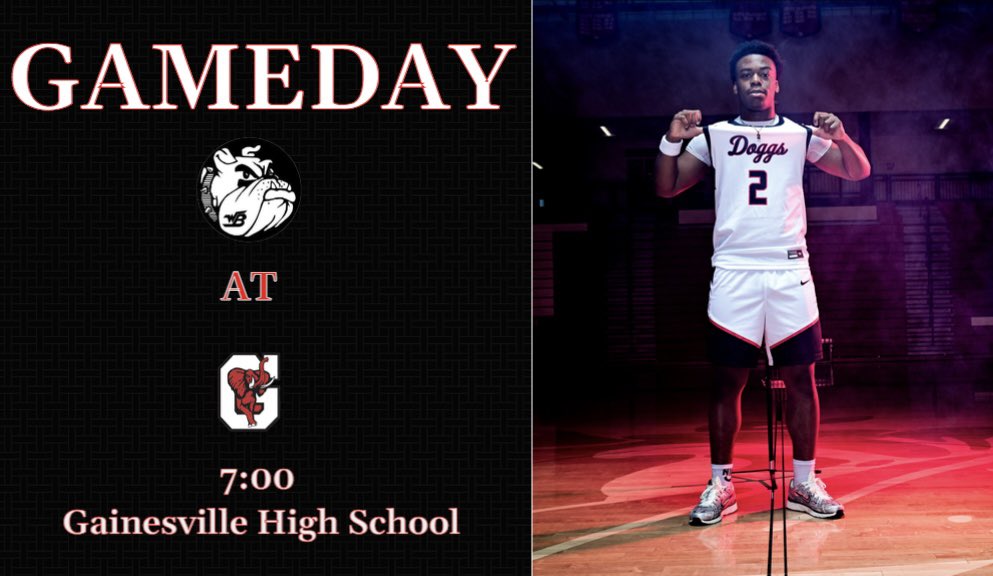 WBHS Hoop Doggs (@wbhshoopdoggs) on Twitter photo 🚨🏀GAMEDAY🏀🚨
Doggs get another great test tonight as they hit the road to take #9 Gainesville as part of the <a href="/OntheRadarHoops/">Shun Williams</a> North Georgia Showcase! #GoDoggs 🚨🏀GAMEDAY🏀🚨
Doggs get another great test tonight as they hit the road to take #9 Gainesville as part of the <a href="/OntheRadarHoops/">Shun Williams</a> North Georgia Showcase! #GoDoggs