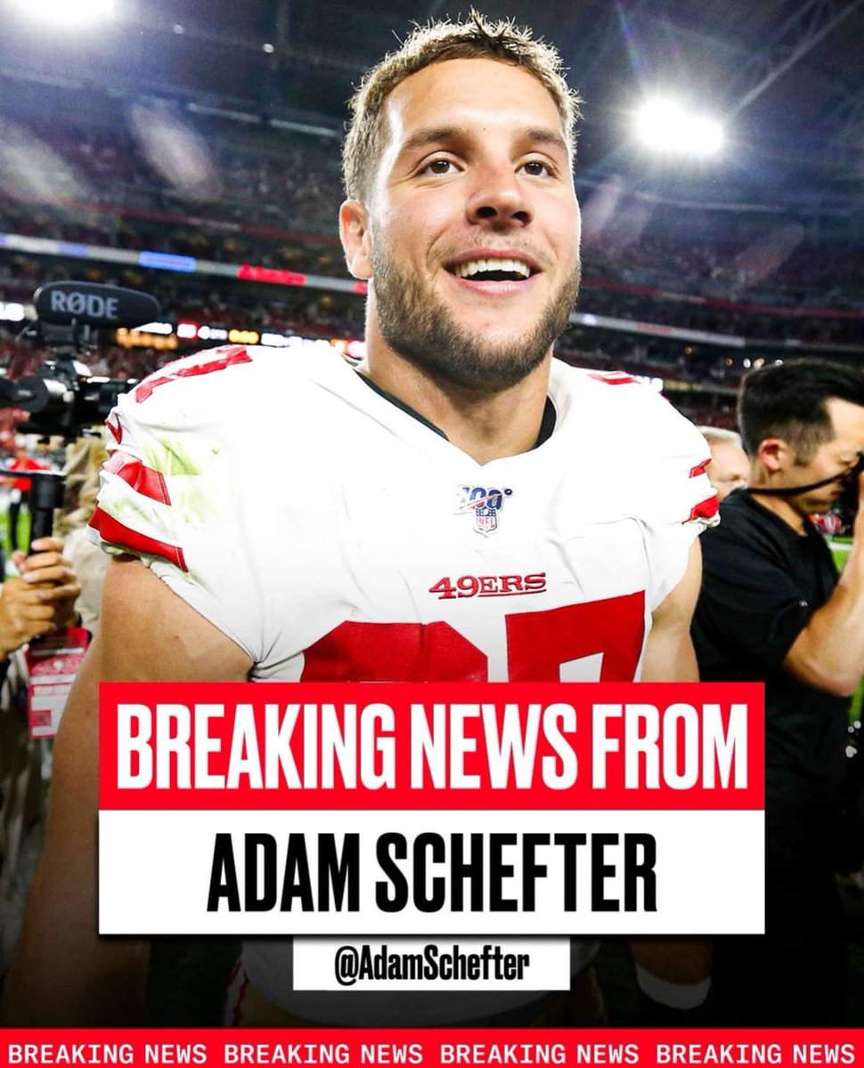 BREAKING: Nick Bosa is not black, per <a href="/AdamSchefter/">Adam Schefter</a>.
