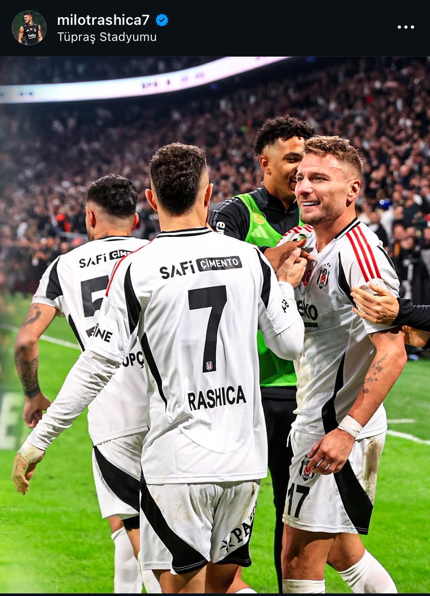 📸Milot Rashica'nın instagram paylaşımı: 

"Burası Beşiktaş!"